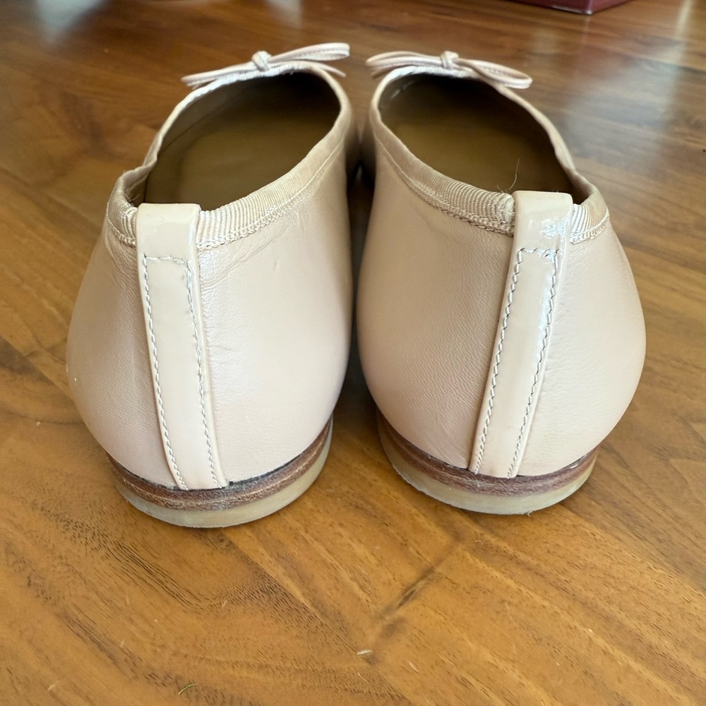 Margaux Women's Cream Ballet Flats - 7 Narrow - Picture 4 of 9